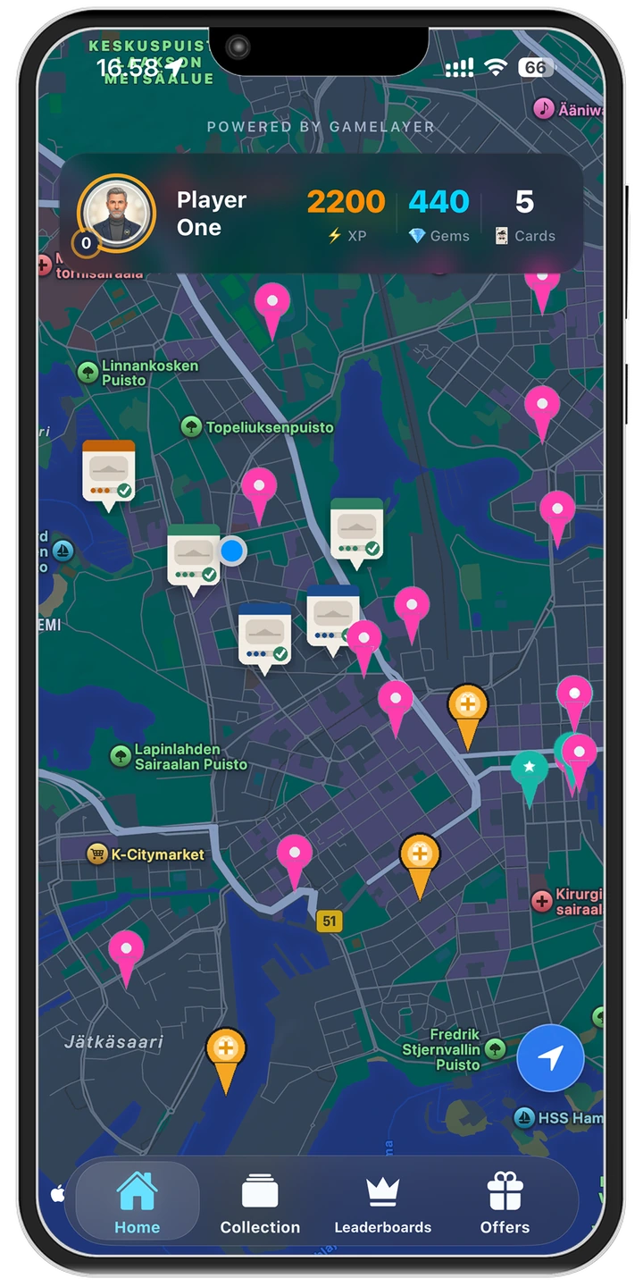 ROAM app — screenshot 1